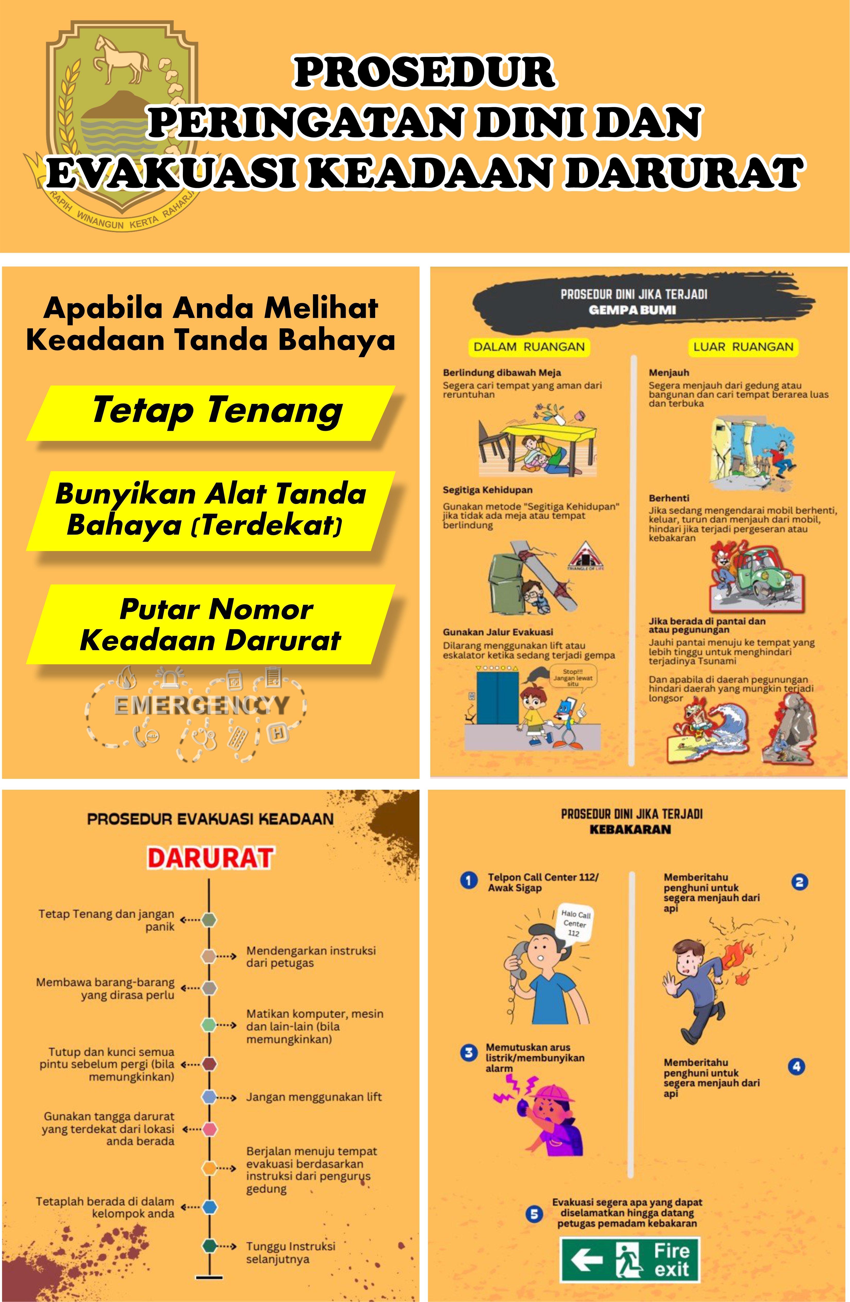 PROSEDUR PERINGATAN DINI DAN EVAKUASI KEADAAN DARURAT